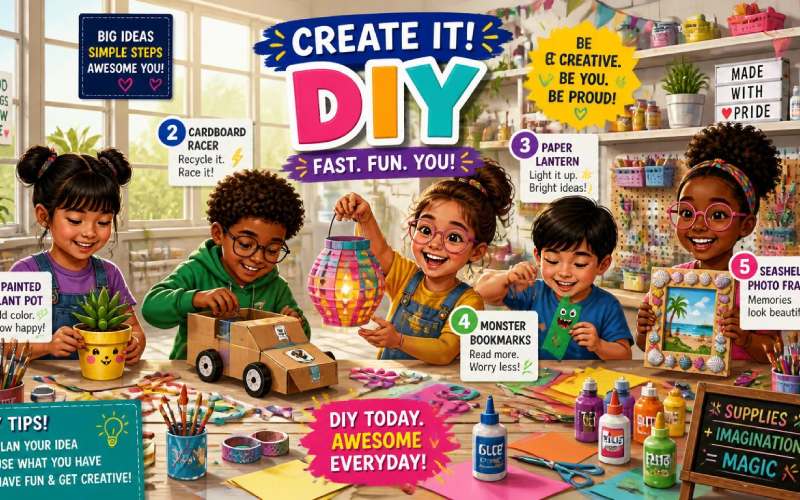 Fast and Creative DIY Projects for Kids